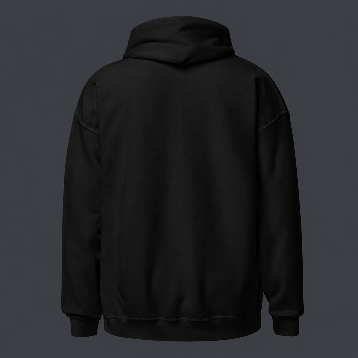Black '4 AM NATION' hoodie on a dark gray background