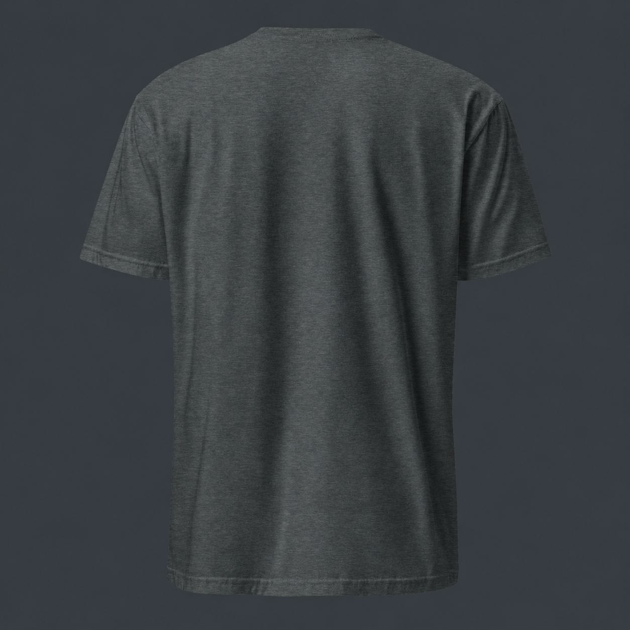 Heather Gray '4 AM NATION' t-shirt on a black background