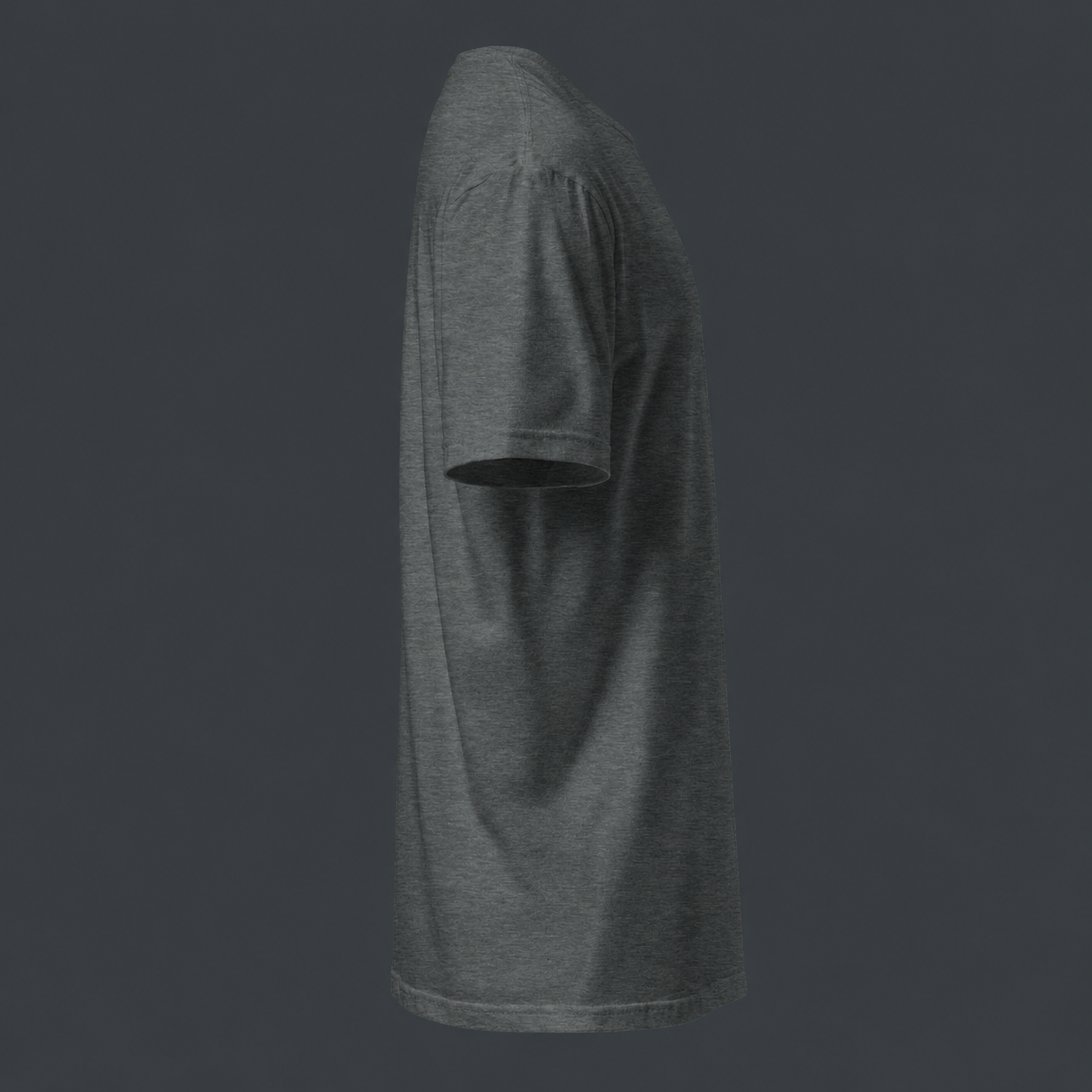 Heather Gray '4 AM NATION' t-shirt with dark gray background