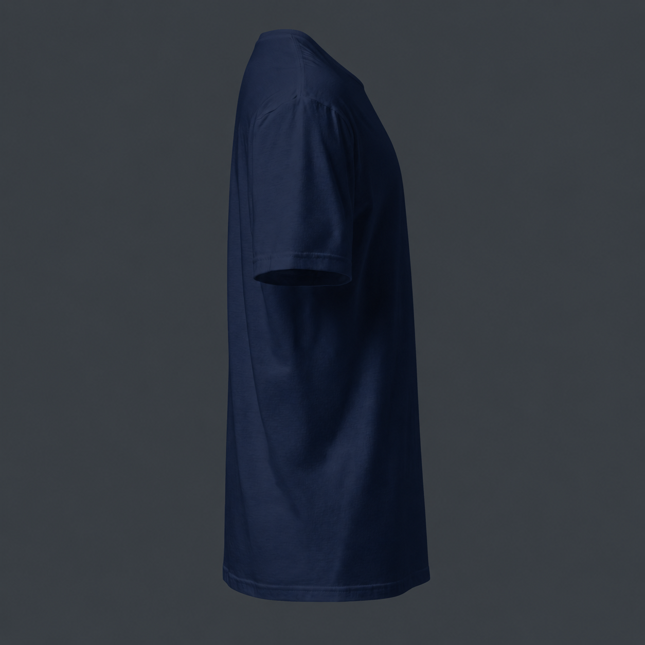 Navy blue '4 AM NATION' t-shirt on a dark gray background
