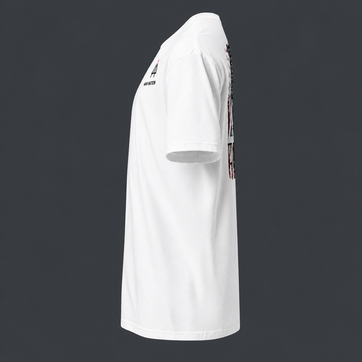 White 4 AM Nation Flag
