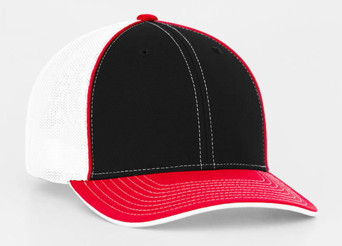 BLACK WHITE AND RED