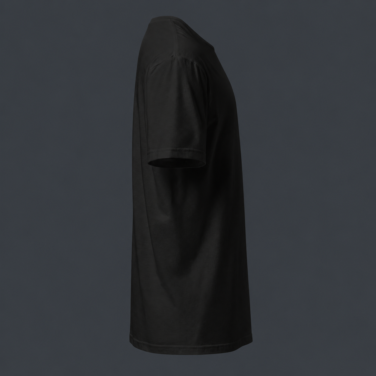 Black '4 AM NATION' t-shirt on a dark gray background