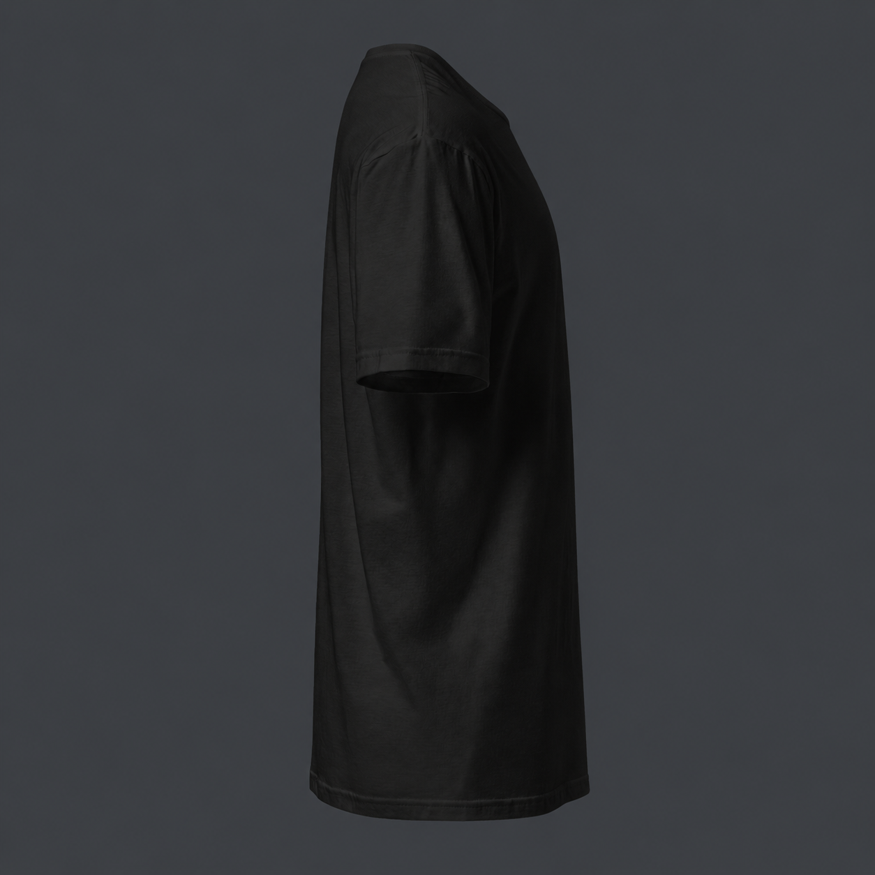 Black '4 AM NATION' t-shirt on a dark gray background