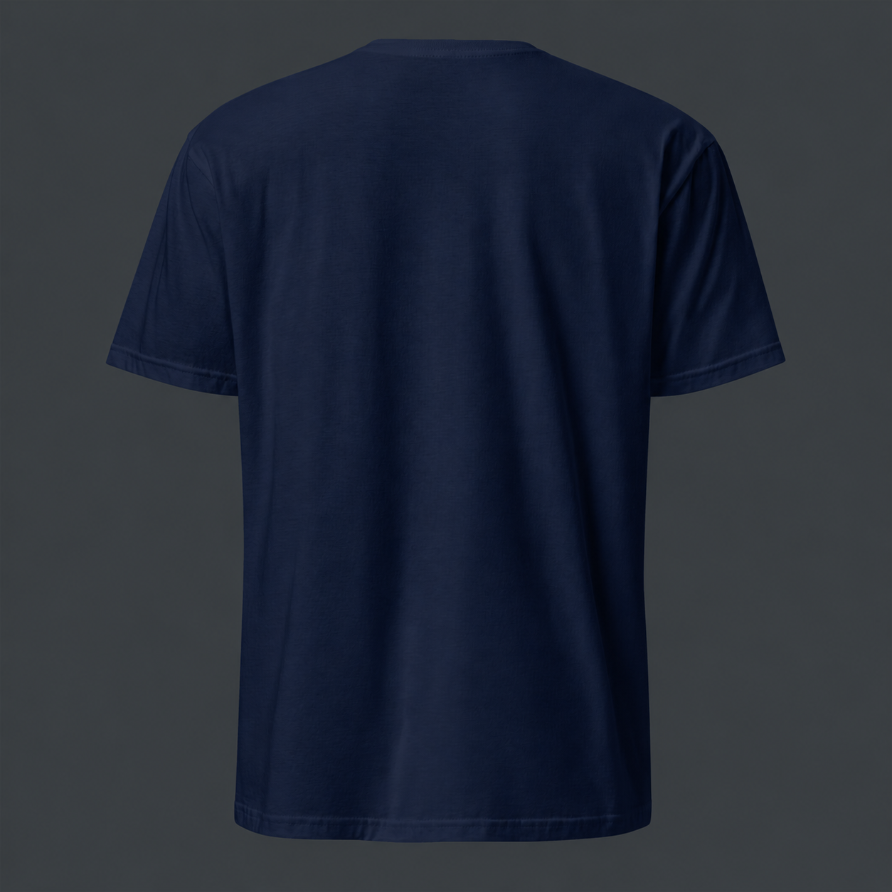 Navy blue '4 AM NATION' t-shirt on a dark gray background