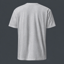 Load image into Gallery viewer, Gray '4 AM NATION' t-shirt on a black background
