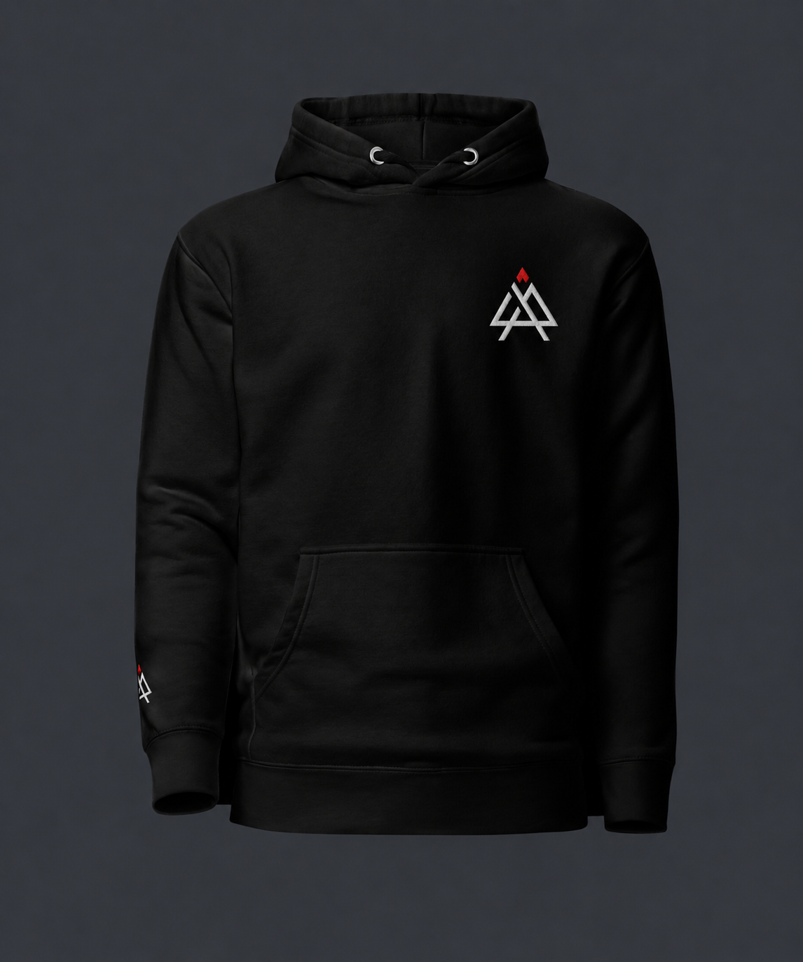 Black hoodie with '4 AM NATION' logo on the chest against a dark background