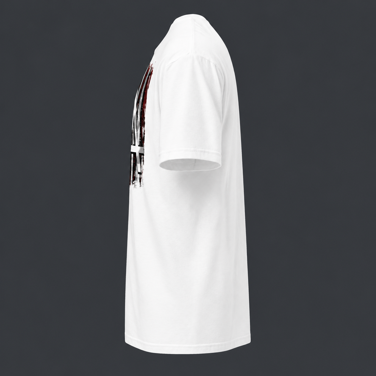 White 4 AM Nation Flag