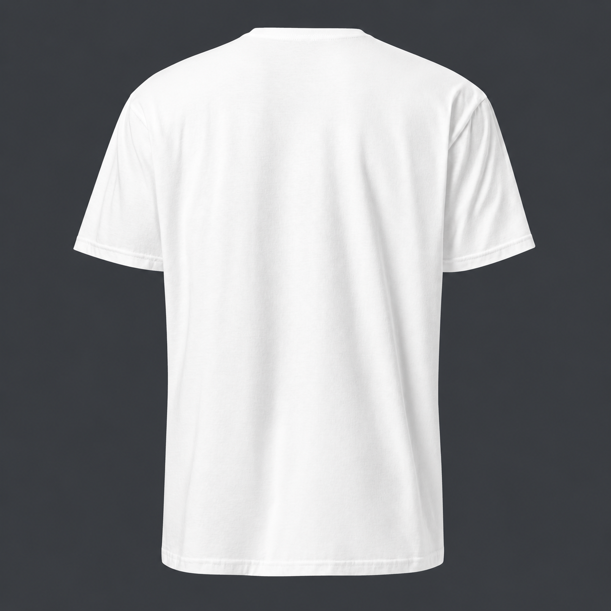 White '4 AM NATION' t-shirt on a black background