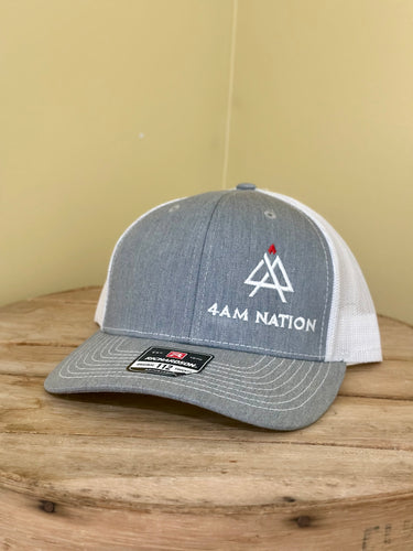 HEATHER GREY AND WHITE
