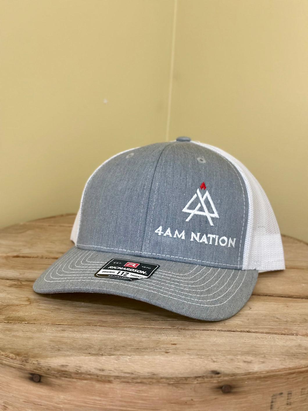 HEATHER GREY AND WHITE