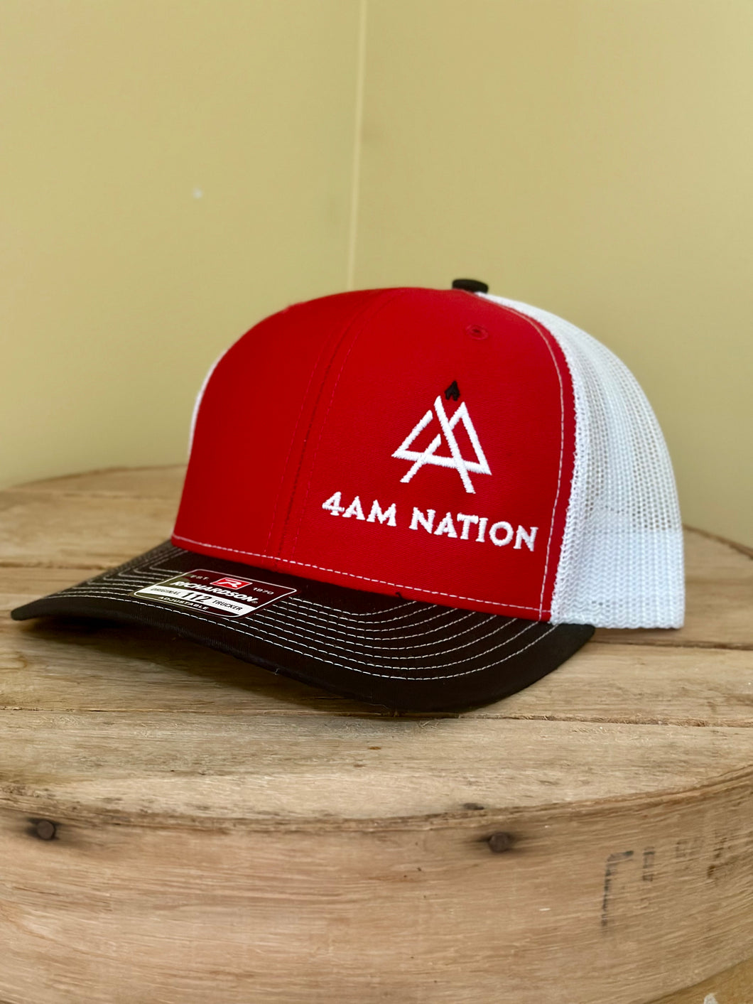 RED WHITE AND BLACK