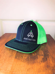 BLACK AND NEON GREEN