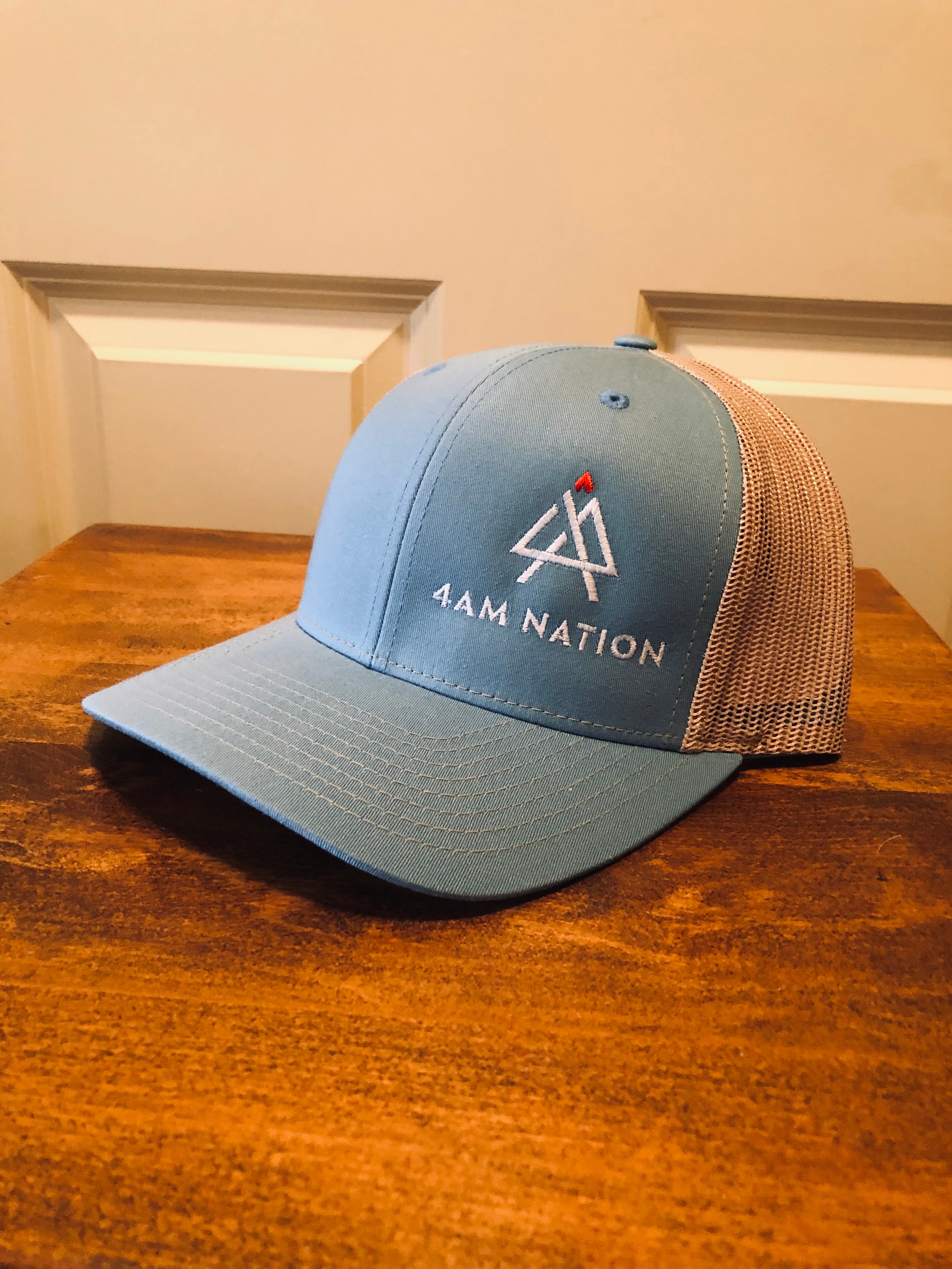 COLUMBIA BLUE AND KHAKI
