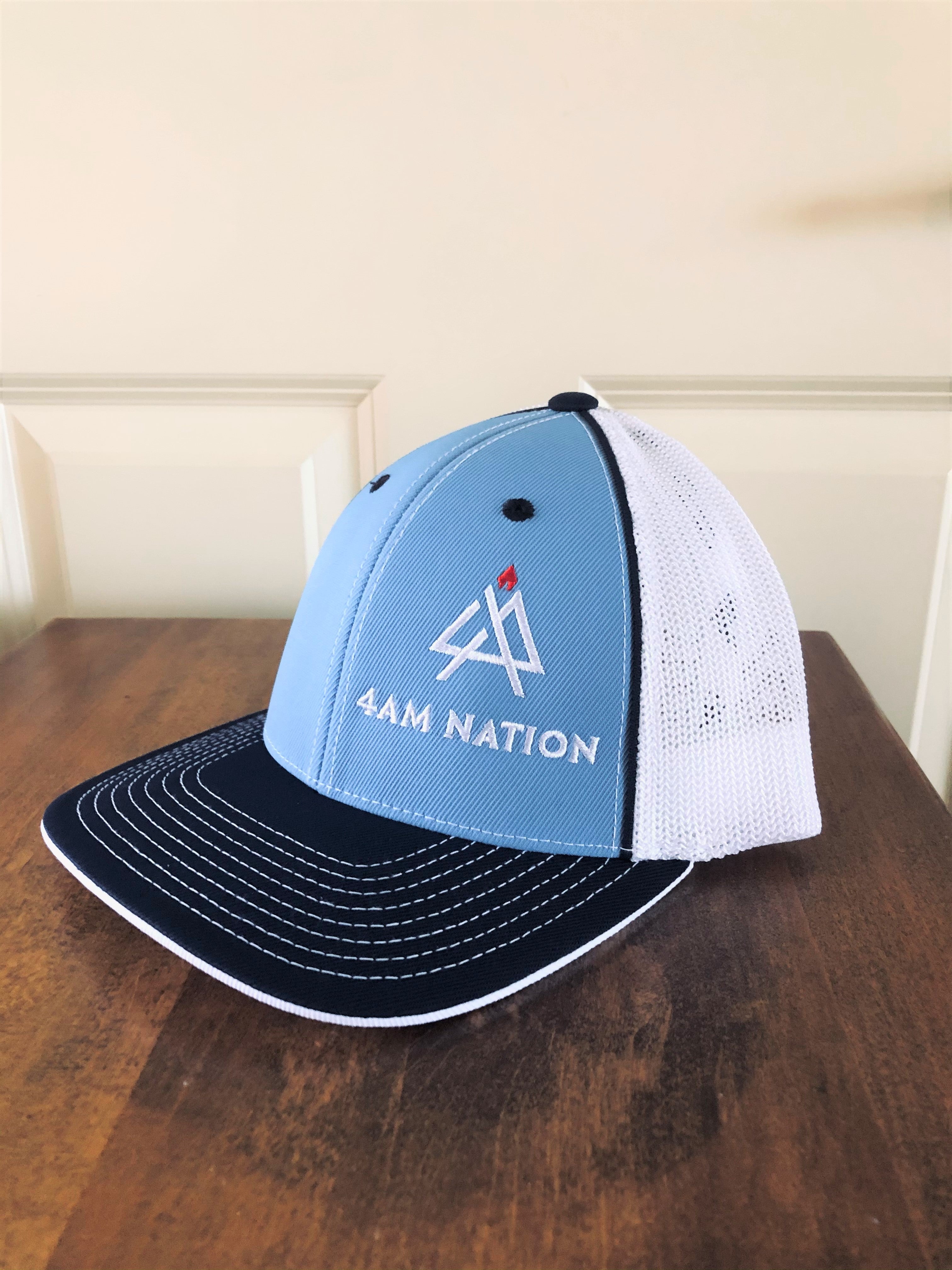 COLUMBIA BLUE NAVY AND WHITE
