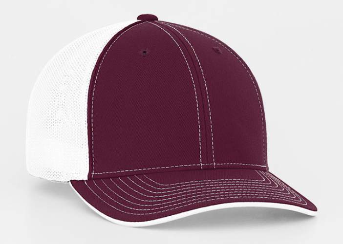 MAROON AND WHITE
