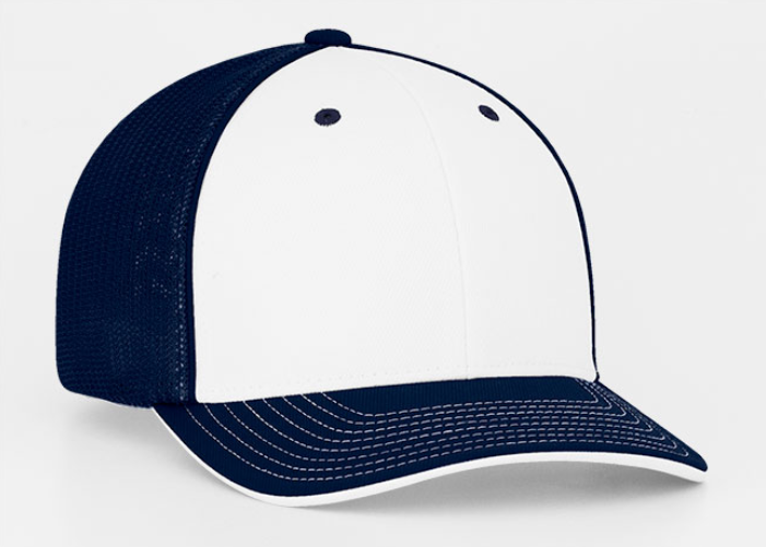 WHITE AND NAVY