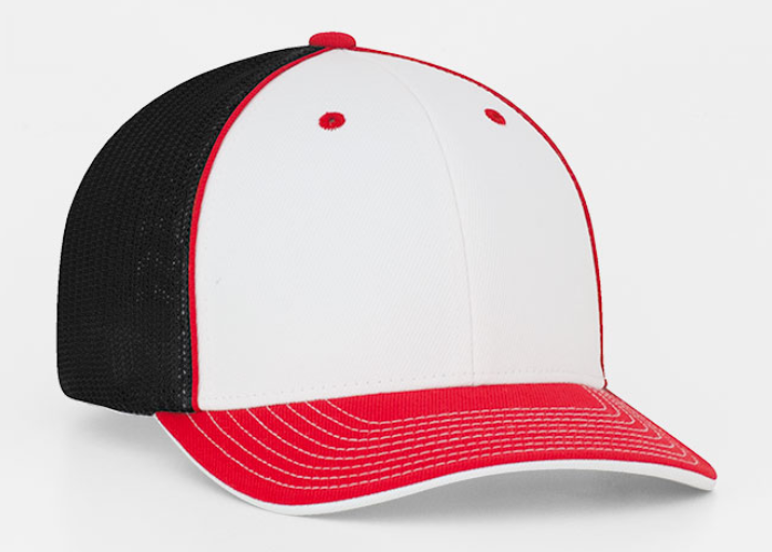 WHITE RED AND BLACK