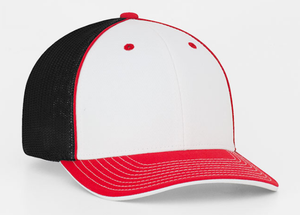 WHITE RED AND BLACK